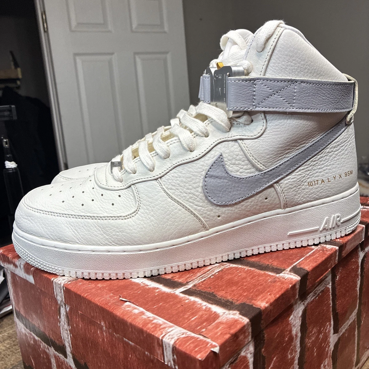 Nike 1017 ALYX 9SM x Air Force 1 High White Wolf Grey for Sale