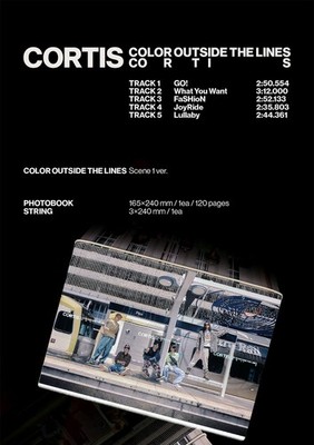 CORTIS COLOR OUTSIDE THE LINES 1st Album 3 Ver SET/3CD+3 Photo