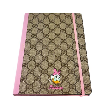 GUCCI X Disney Daisy Duck Note Memo Pad Notebook Beige/Pink | eBay