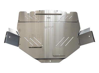 TBW Aluminum Engine Splash Shield Under Tray Skid Plate for 15-21