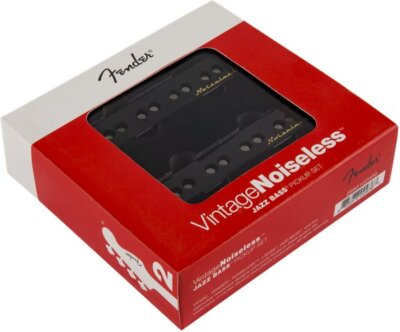 Fender Vintage Noiseless Jazz Bass Pickup Set Bridge Neck J