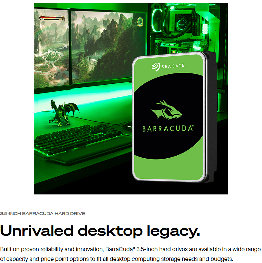 Seagate Barracuda 6TB 3.5 ST6000DM003 Hard Drive | VillMan Computers