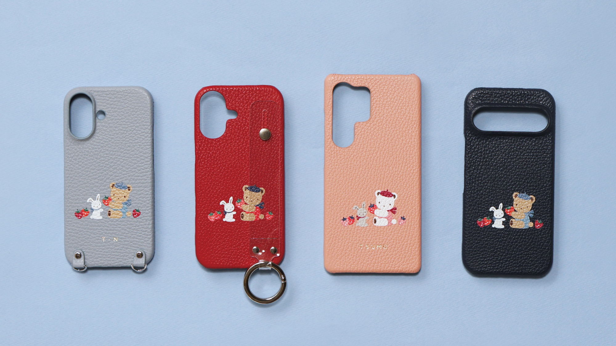 カラー×アート×機種×オプションが選べる、カスタマイズスマホケースに