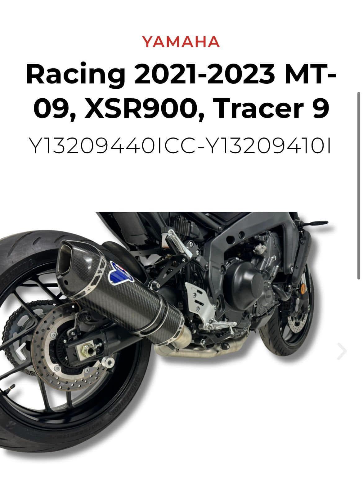 こんにちは！MT09かXSR900にこのテルミニョーニのマフラーを装着して