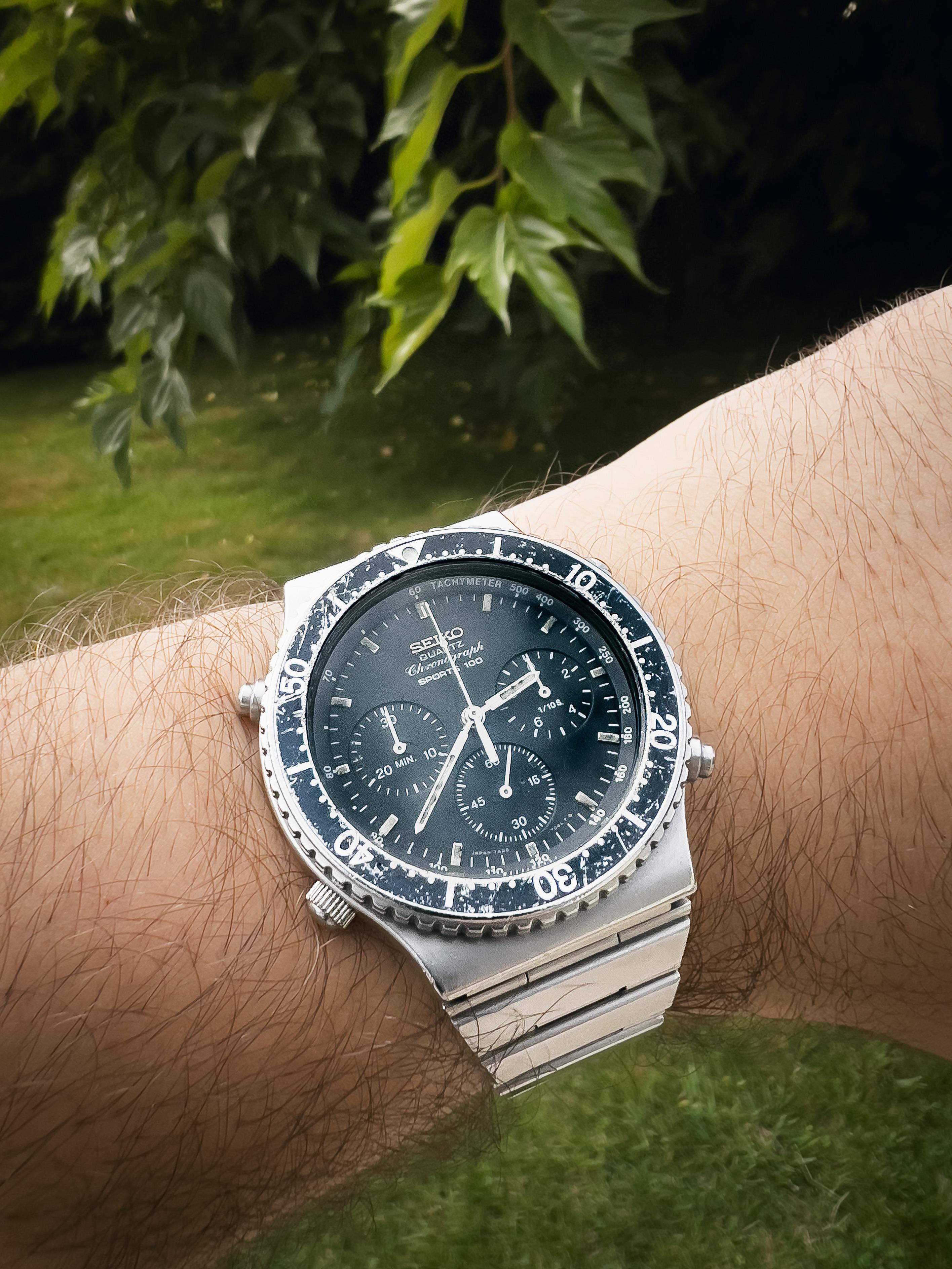 7A28-7040] 初めてのクォーツクロノグラフ。 : r/Seiko