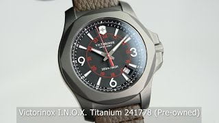 Victorinox I.N.O.X. Titanium 241778 (Pre-owned) - YouTube