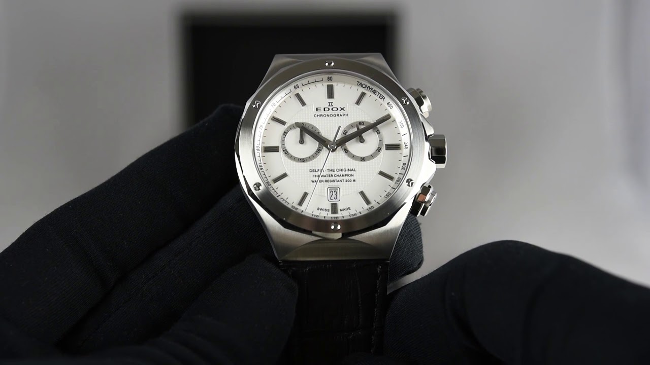 Edox Delfin Chronograph 10105 3 AIN - SeriousWatches.com