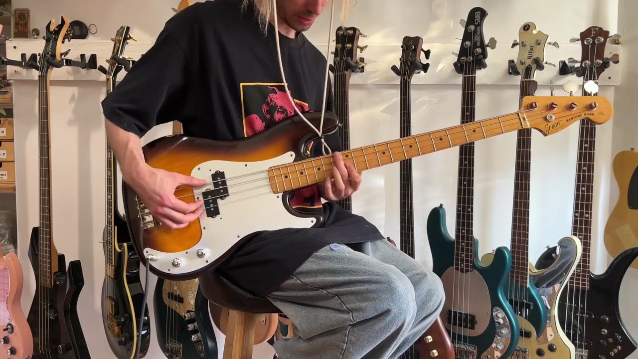 Greco Mercury Bass (Precision Bass Japan 70's) Demo - Mono Guitars