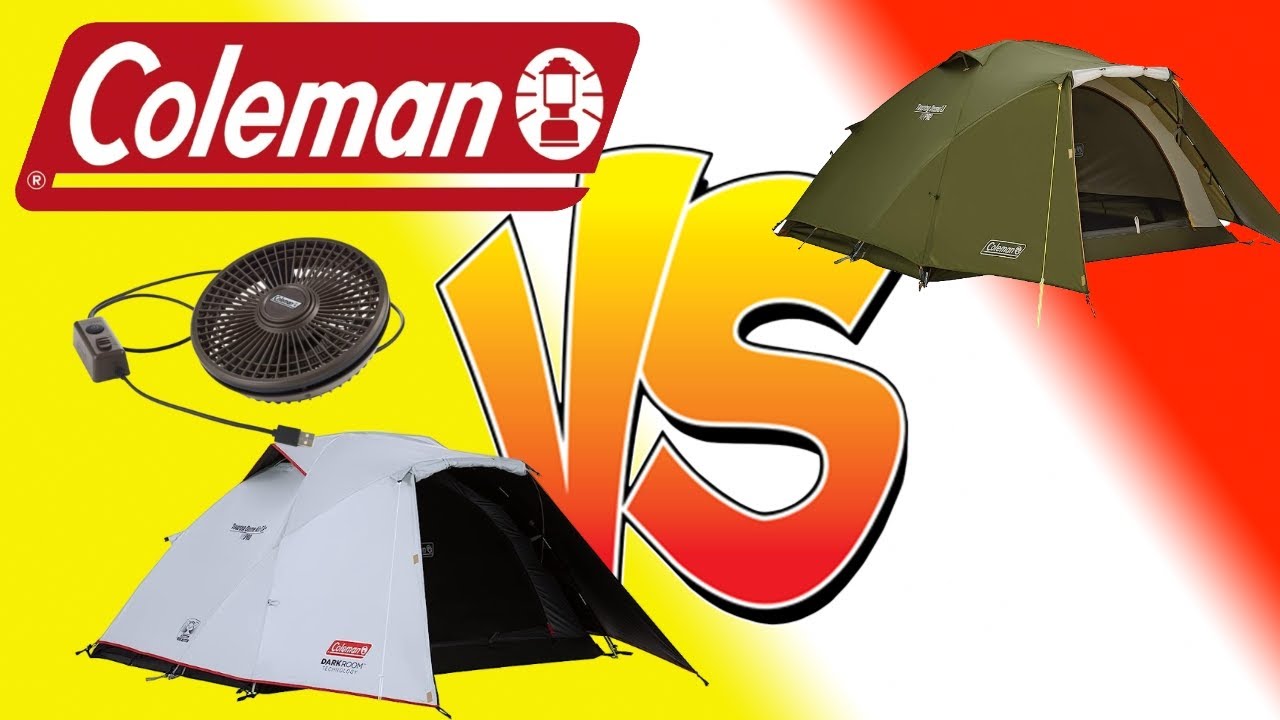 コールマンのツーリングドームエアーLX+真夏の対決 - YouTube