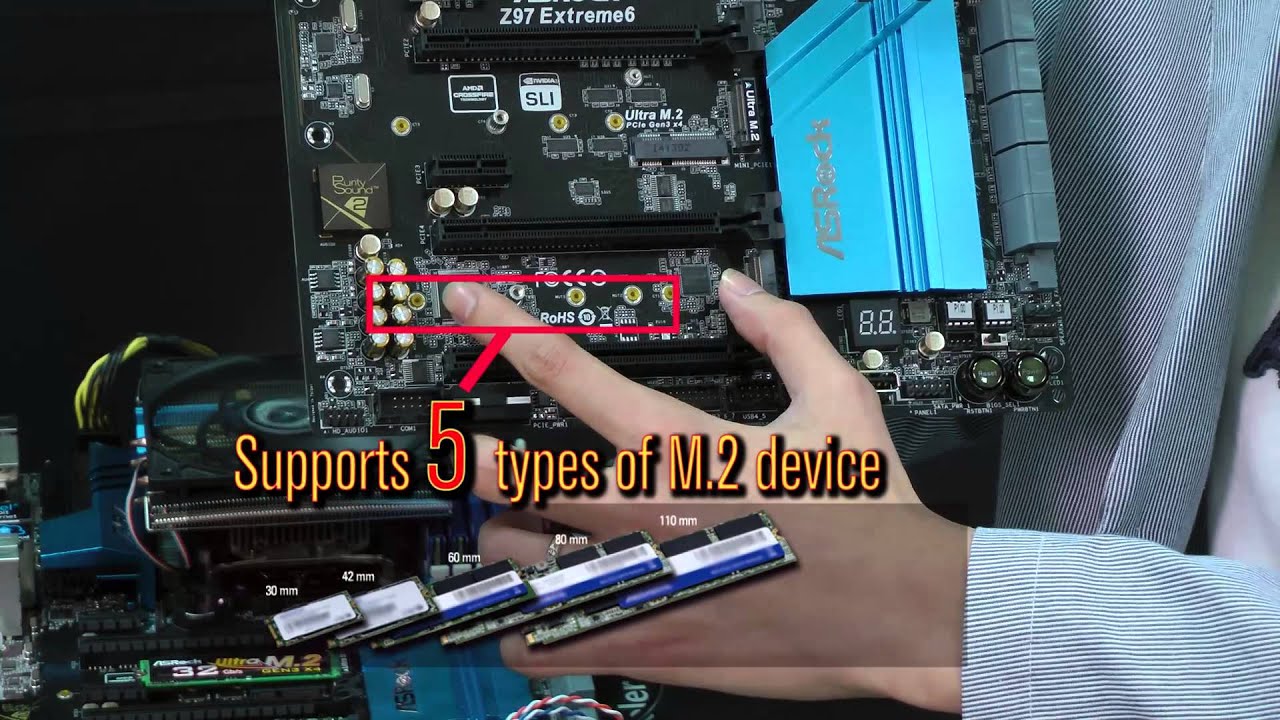 ASRock Z97 Extreme6 With Ultra M.2 Socket - YouTube