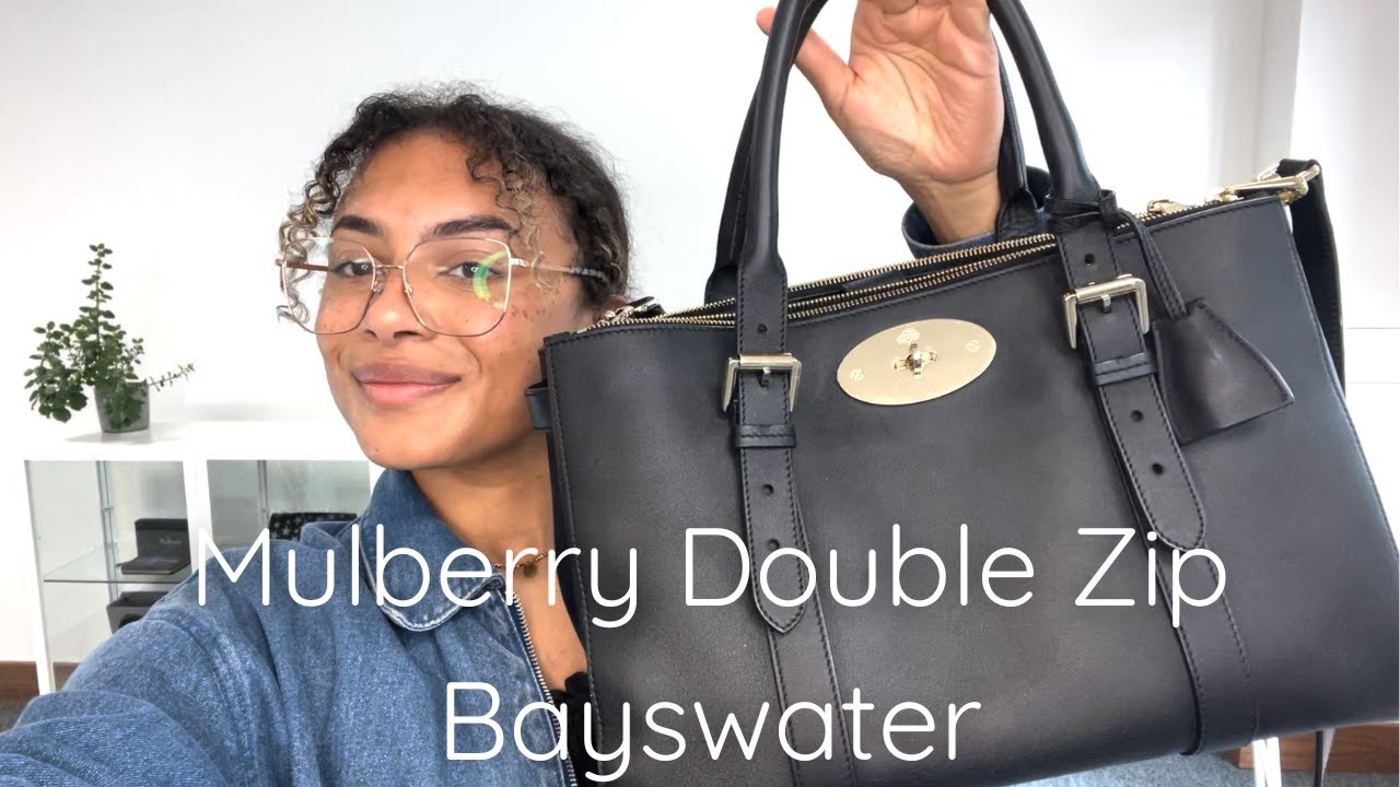 Mulberry Double Zip Bayswater Bag Review - YouTube