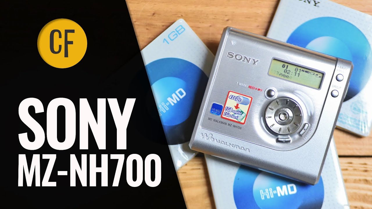 Sony Minidisc MZ-NH700 HiMD recorder review - YouTube