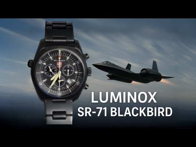 Luminox Blackbird SR-71 Chronograph – Stealth Black Swiss Watch