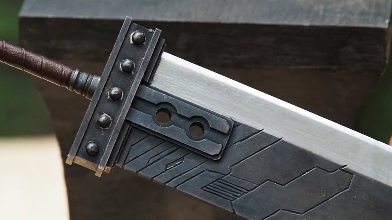 FF7の可愛いバスターソードを鋼で作るよ。＃02 完成 / Making a 