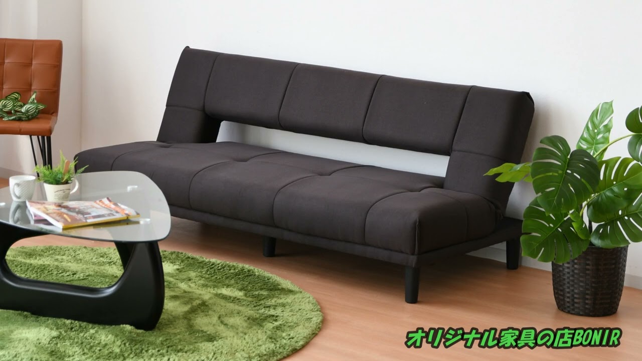 ソファベッド 寝心地のいい ソファーベッド ファブリック張り シンプル