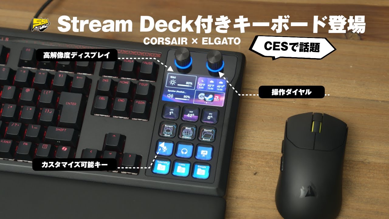 A keyboard with a Stream Deck?! Unboxing review of the keyboard