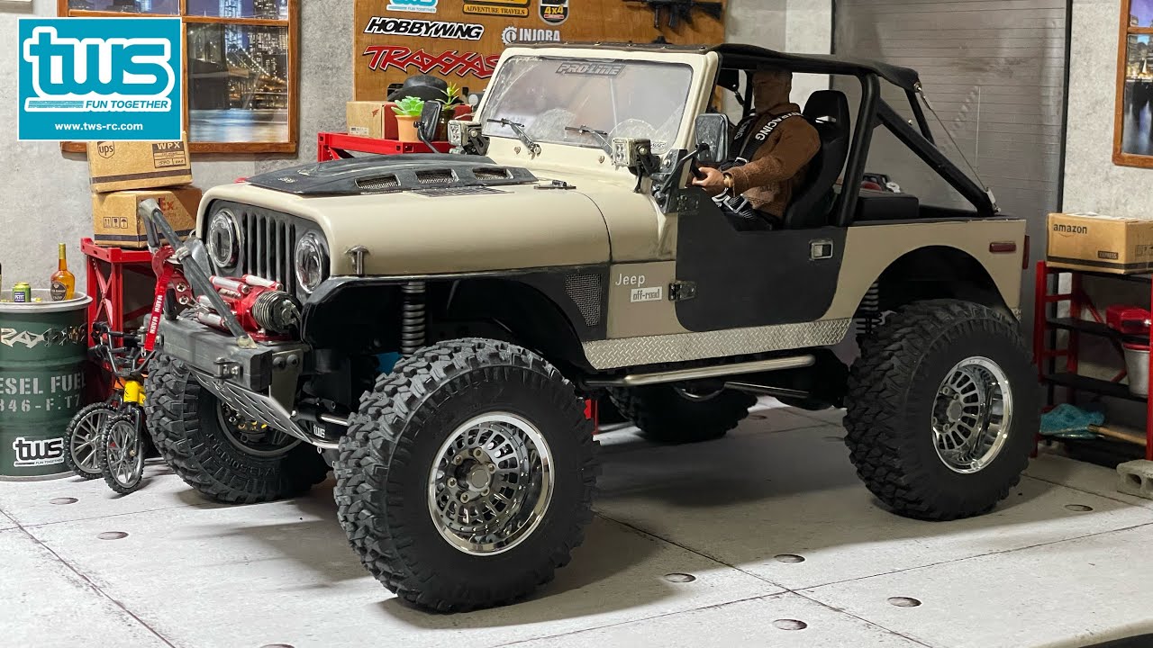 tws VTG80 Jeep CJ-7】本場のロッククローラーバギー仕様ついに完成