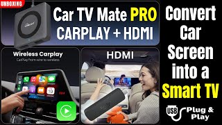 NEW Ottocast Car TV Mate PRO | CarPlay + HDMI USB Adapter