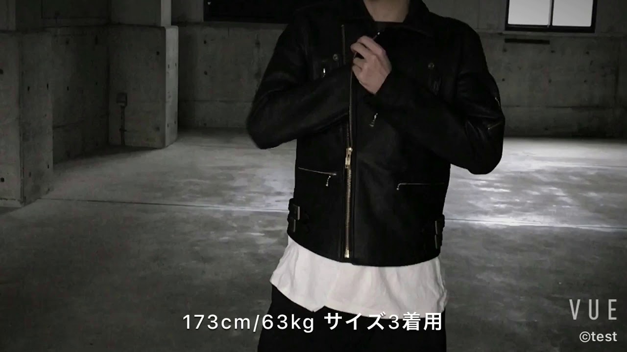 blackmeans - 945-71TJ44-5 (BLACK×GOLD ZIP) | HAZE