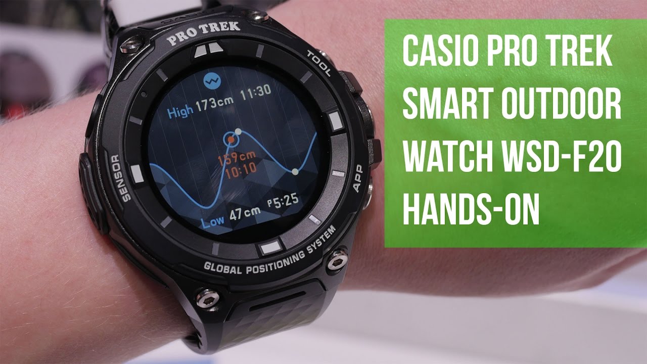 Casio Pro Trek Smart Outdoor Watch WSD-F20 Hands-on - YouTube