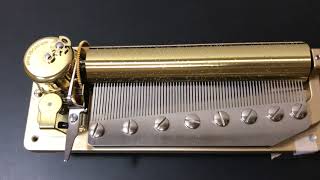 ドナウ川のさざ波 サンキョー72弁オルゴール。Danube Waves by Sankyo