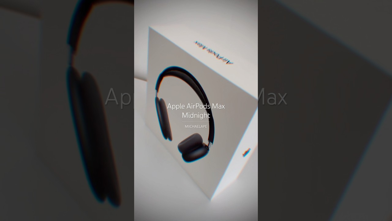 Apple AirPods Max | Midnight color | unboxing - YouTube