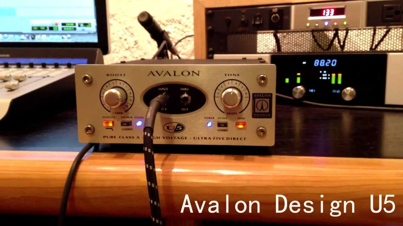 SUMMIT AUDIO / 楽器用プリアンプTD100 - YouTube