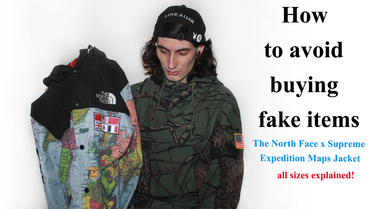 How to avoid buying fake items The North Face x Supreme Expedition