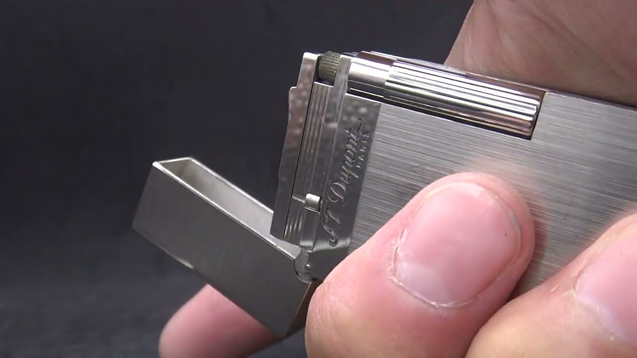 開閉音 デュポン LIGNE2 ライン2 モンパルナス ヘアライン 16404