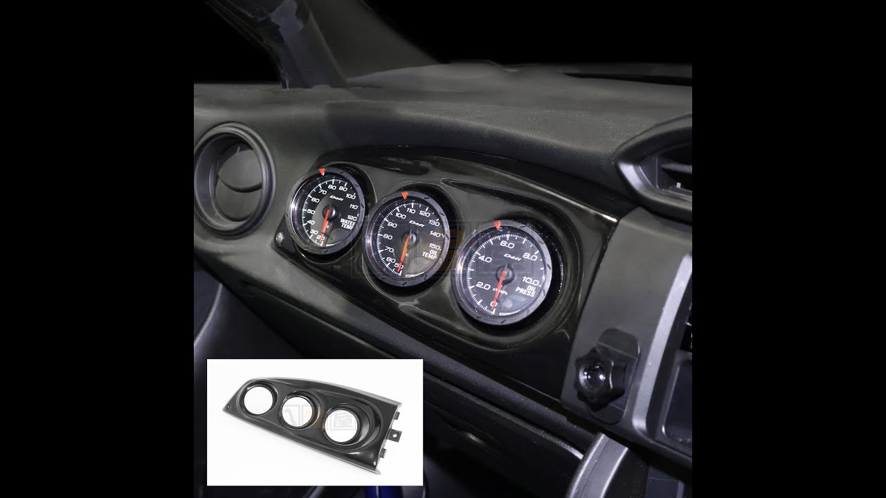 3連 メーターパネル GT86 ZN6 BRZ ZC6 品番：ATO-106-T01 - YouTube