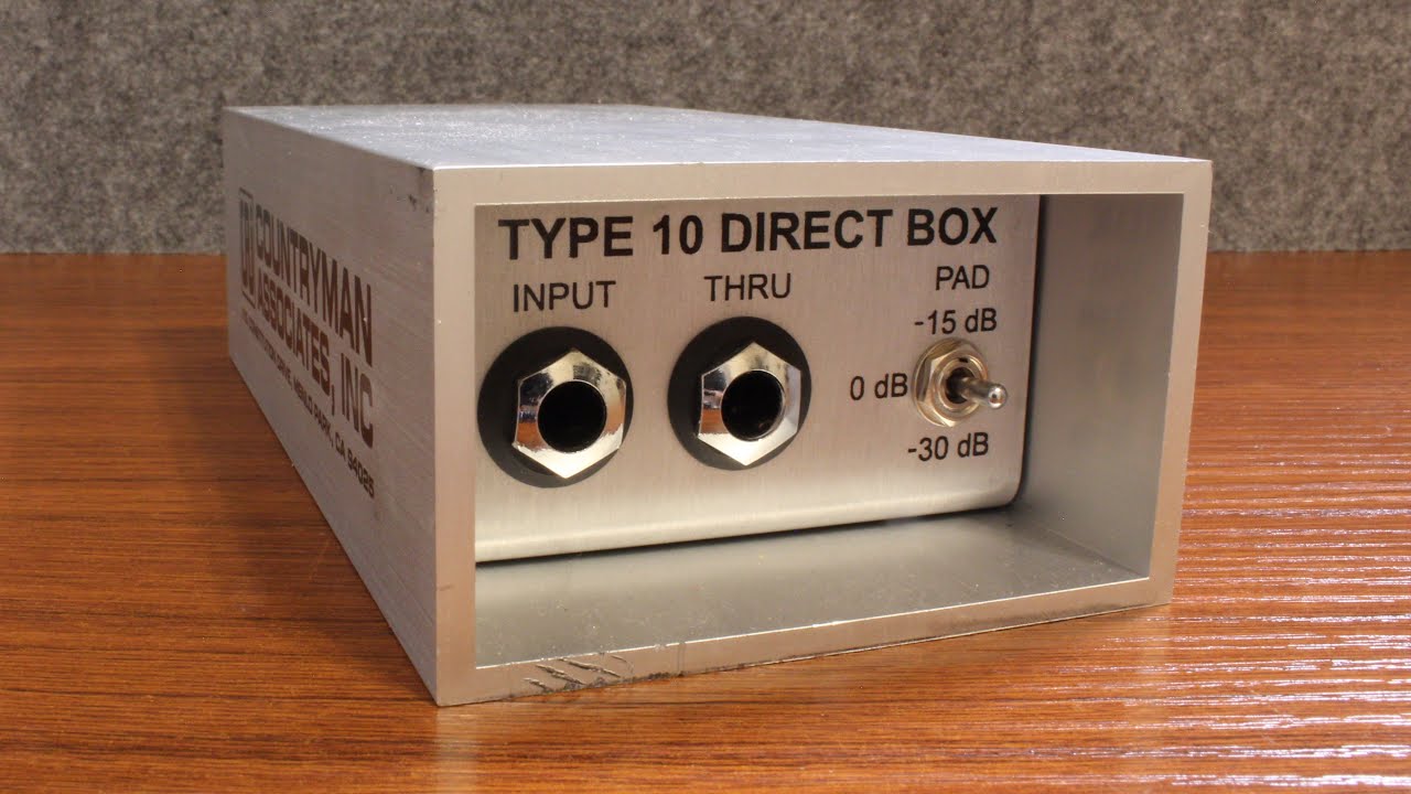 Countryman Type 10 DI Box Overview - YouTube