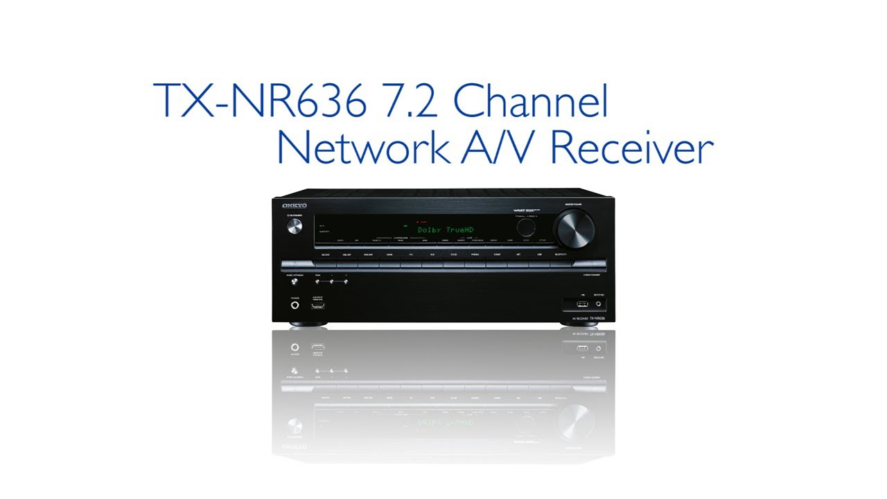 ONKYO - TX-NR636 Network A/V Receiver - YouTube