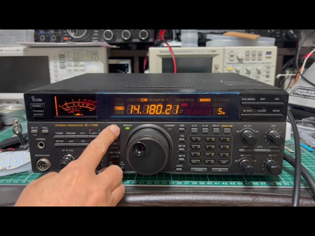 IC-736 修理完了【2022/02/07】 - YouTube
