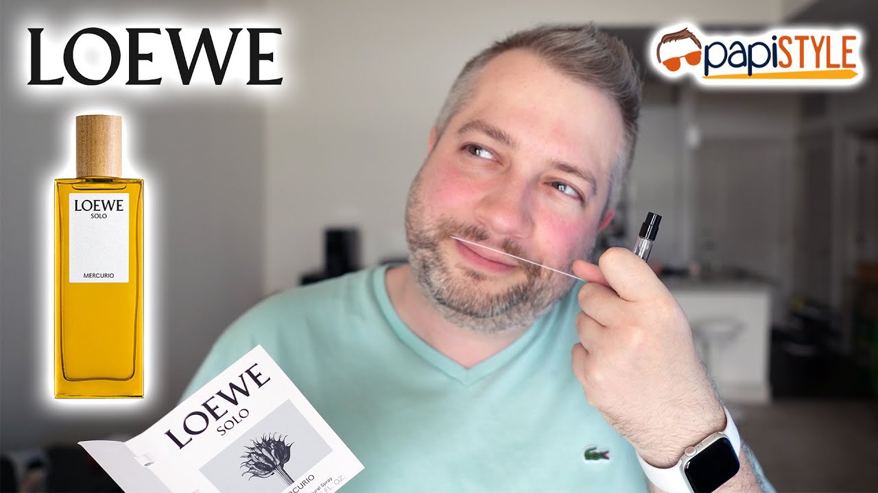 LOEWE SOLO MERCURIO Fragrance First Impressions Review - YouTube
