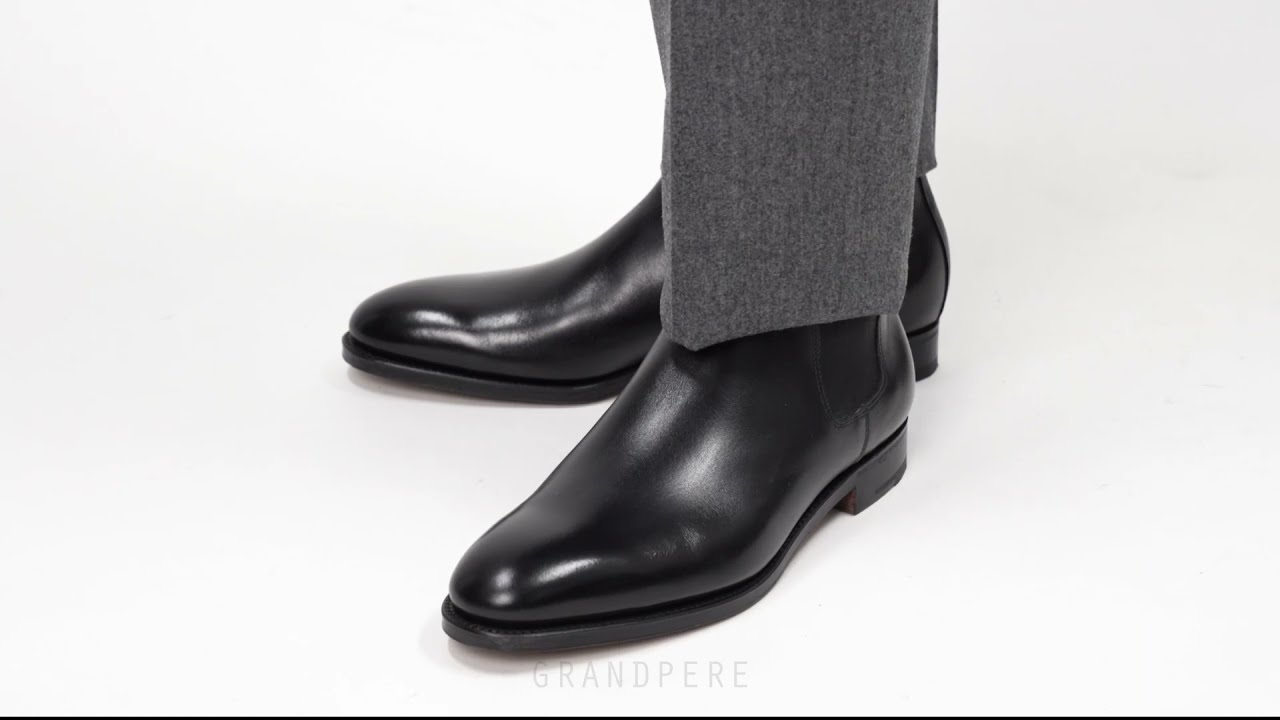 ジョンロブ JOHN LOBB LAWRY サイドゴアブーツ ワイズE ブラック