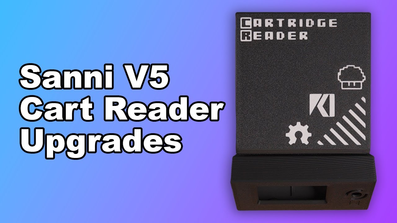 Upgrades to Sanni v5 Cart Reader - Retro Modding Stream - YouTube