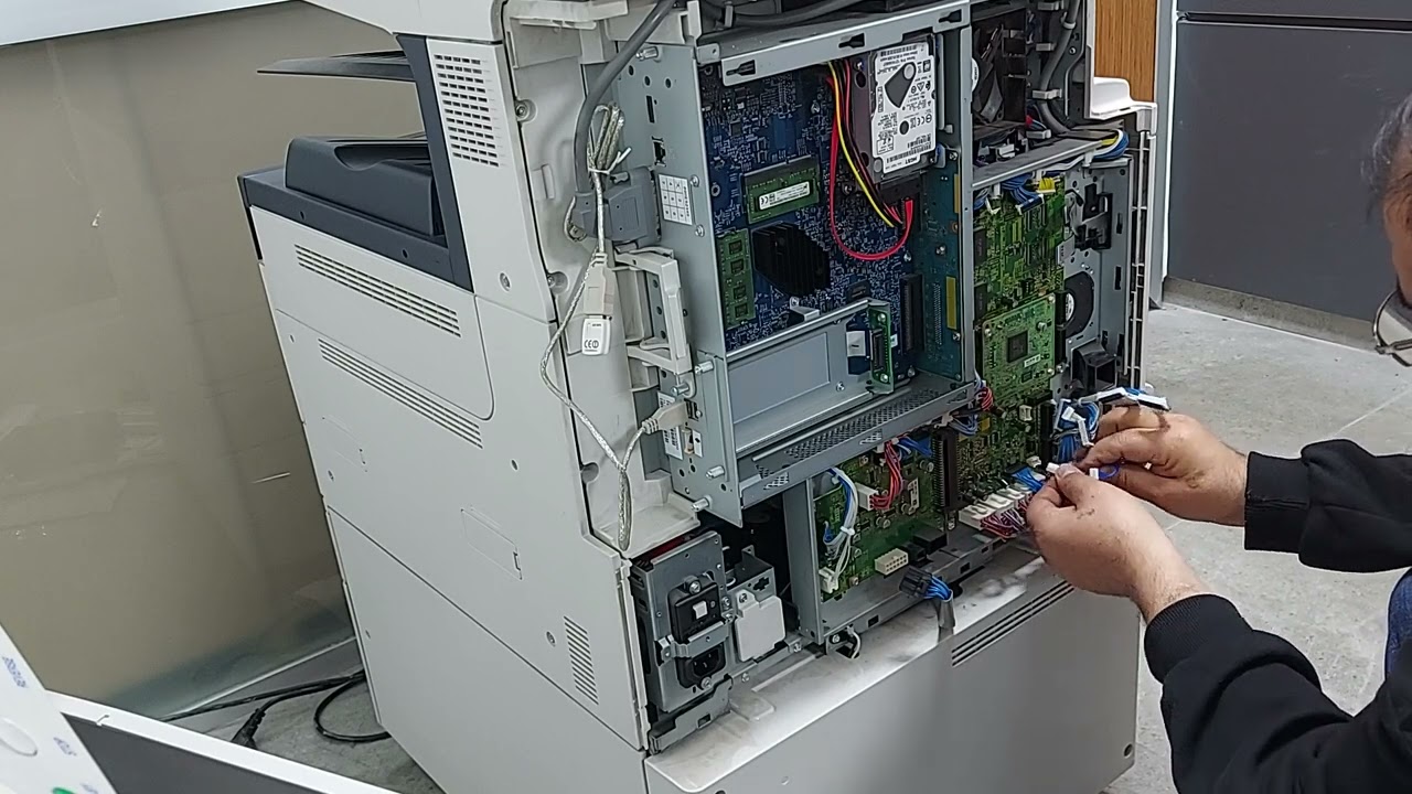 Xerox C8055 High Voltage Card Repair - YouTube