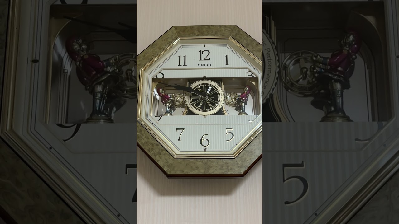 SEIKO Puppet RE541N からくり時計 ♪明日に架ける橋 #からくり時計