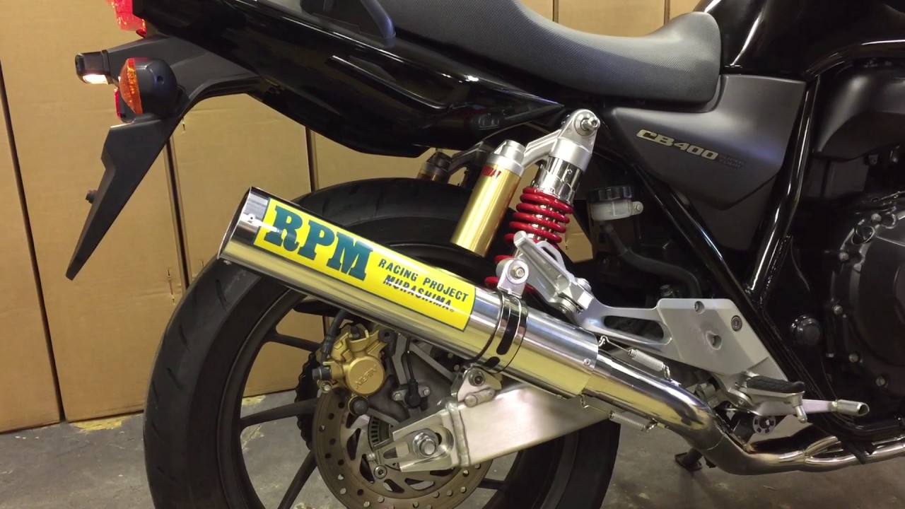 RPMマフラーサウンド】HONDA CB400SF-REVO(EBL-NC42) RPM-4in2in1