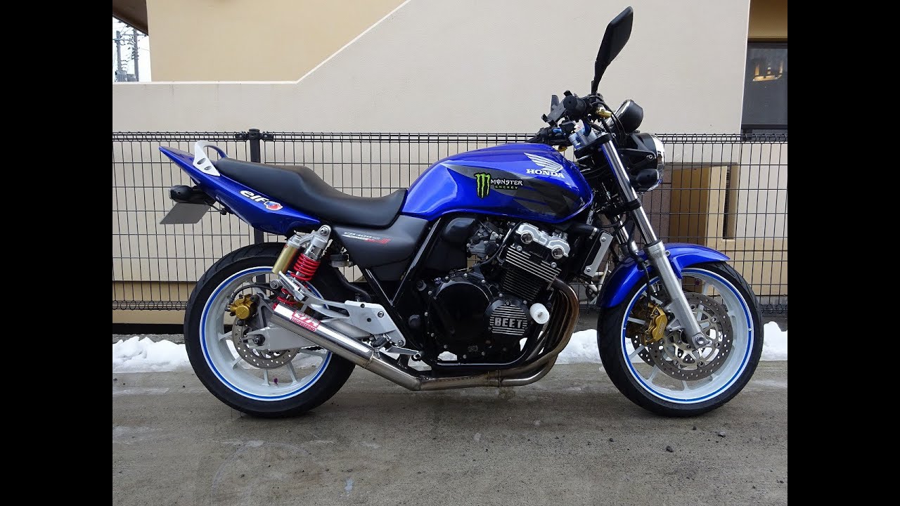 CB400SF-Vtec3(NC39-1207) エンジン始動 モリワキショート管マフラー音