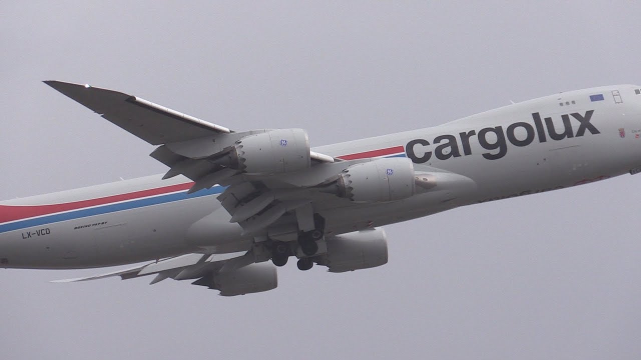 Cargolux Boeing 747-8F LX-VCD Landing & Take off | Komatsu Airport