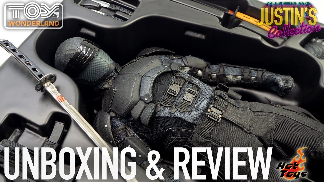 Hot Toys Snake Eyes G.I.Joe Retaliaton Unboxing & Review - YouTube