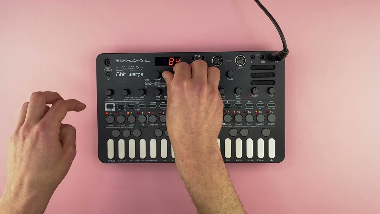 Sonicware Liven 8bit Warps | Techno/House Jam (No Talking) - YouTube