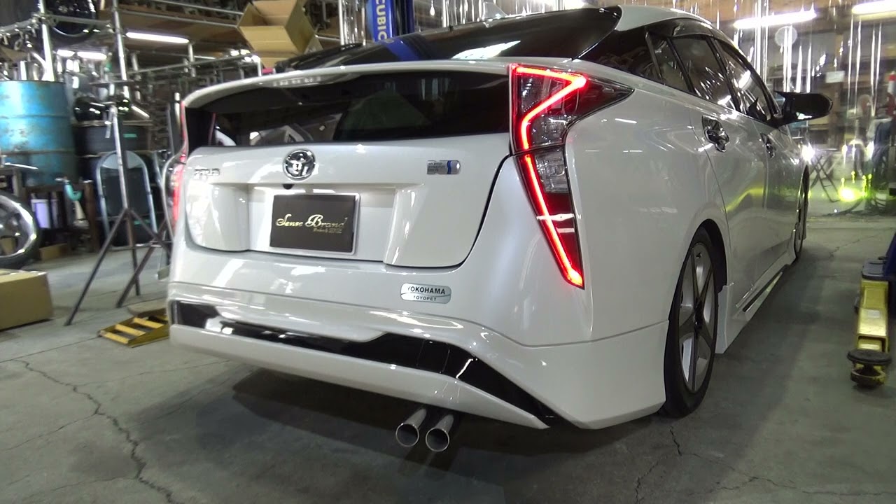 50プリウス ワンオフマフラー 直管 ストレート - YouTube