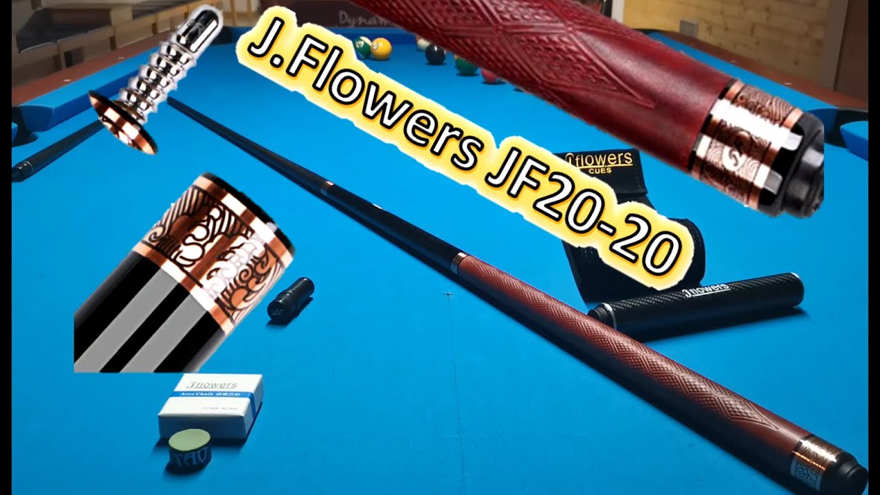 Review of JFlowers cue JF20-20 Ebony & Brass (With The New CF