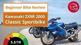 Beginner Bike Review Kawasaki ZX9R Sport bike of the zeros - YouTube