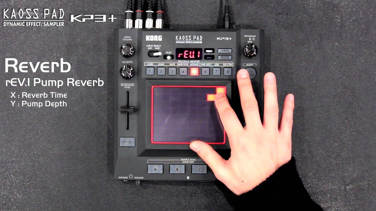 Features | KAOSS PAD KP3+ - DYNAMIC EFFECT/SAMPLER | KORG (Hong Kong)