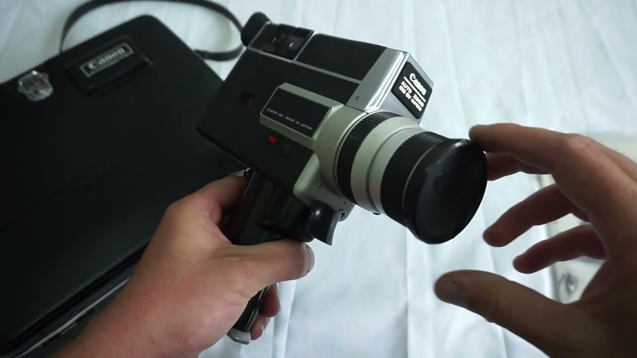 Canon Auto Zoom 518 SV super 8 camera film testing | For sale with