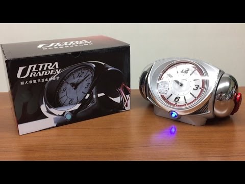 ULTRA RAIDEN ultraman alarm clock review ウルトラライデン