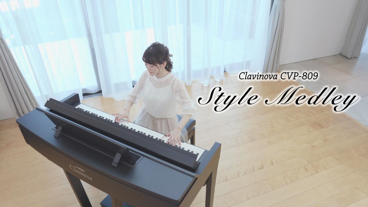 クラビノーバCVP_模範演奏：スタイル メドレー - YouTube